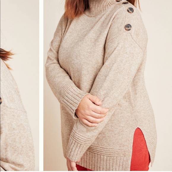 Anthropology Margarita tunic size 1X long sleeve - Picture 5 of 8